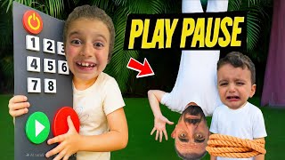 POYRAZ ELİF PLAY PAUSE CHALLANGE!!!!