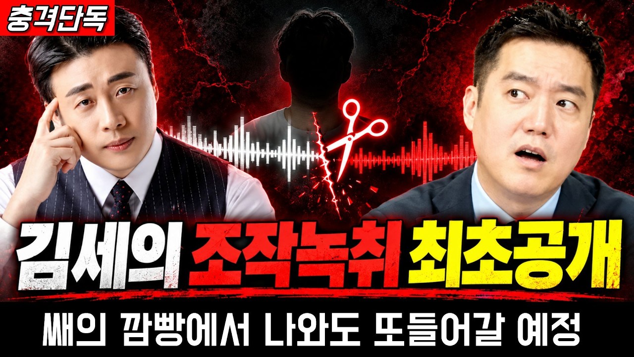 [충격단독]김세의에게 돈받고 제보했다 장사의신에게 양심고백한 ㅇㅇ대표 녹취공개."은현장의 렉카박멸"