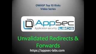 Unvalidated Redirects & Forwards Demo Video