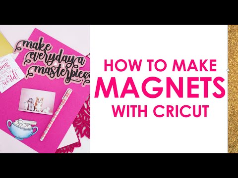 How to make Magnets with Cricut Explore Air 2 and Cricut Maker (Beginner Cricut Project)