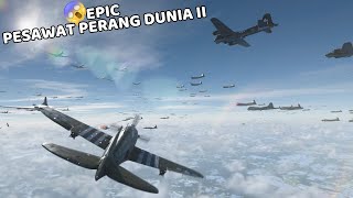 MISI PERANG PESAWAT TER EPIC DI PERANG DUNIA KE 2 - CALL OF DUTY WORLD WAR 2 screenshot 5