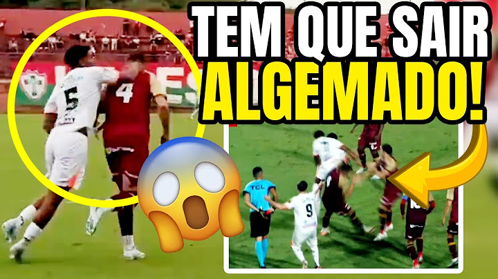 🚨 COVARDIA! Jogador ACERTA GOLPE PELAS COSTAS e CAUSA CONFUSÃO GENERALIZADA na Série D! 😱