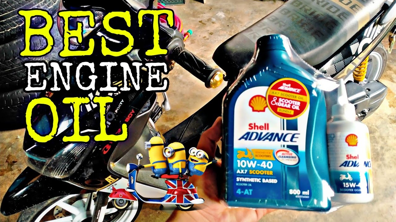 MIO SPORTY Change engine/gear oil ( Shell advance ) YouTube