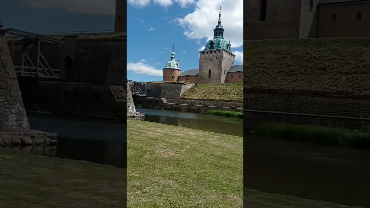 Кальмарский замок Швеция . средневековье.