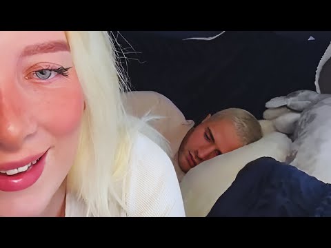 Girl Wakes Up Boyfriend by Farting on His Head (Prank)