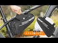 ペダリングの邪魔になりにくい薄型フレームバッグ 自転車用 トライアングルバッグ 防水 軽量 スリム B75 ROCKBROS ロックブロス