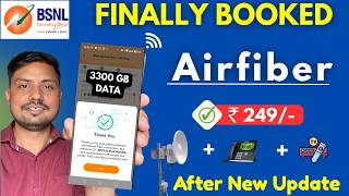 Finally Booked Bsnl Airfiber 249 Plan 50 Mbps 400 Tv Channels Free Installation