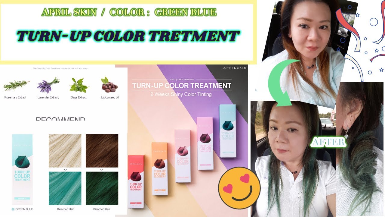 April Skin Turn Up Color Treatment in Blue Green - wide 9