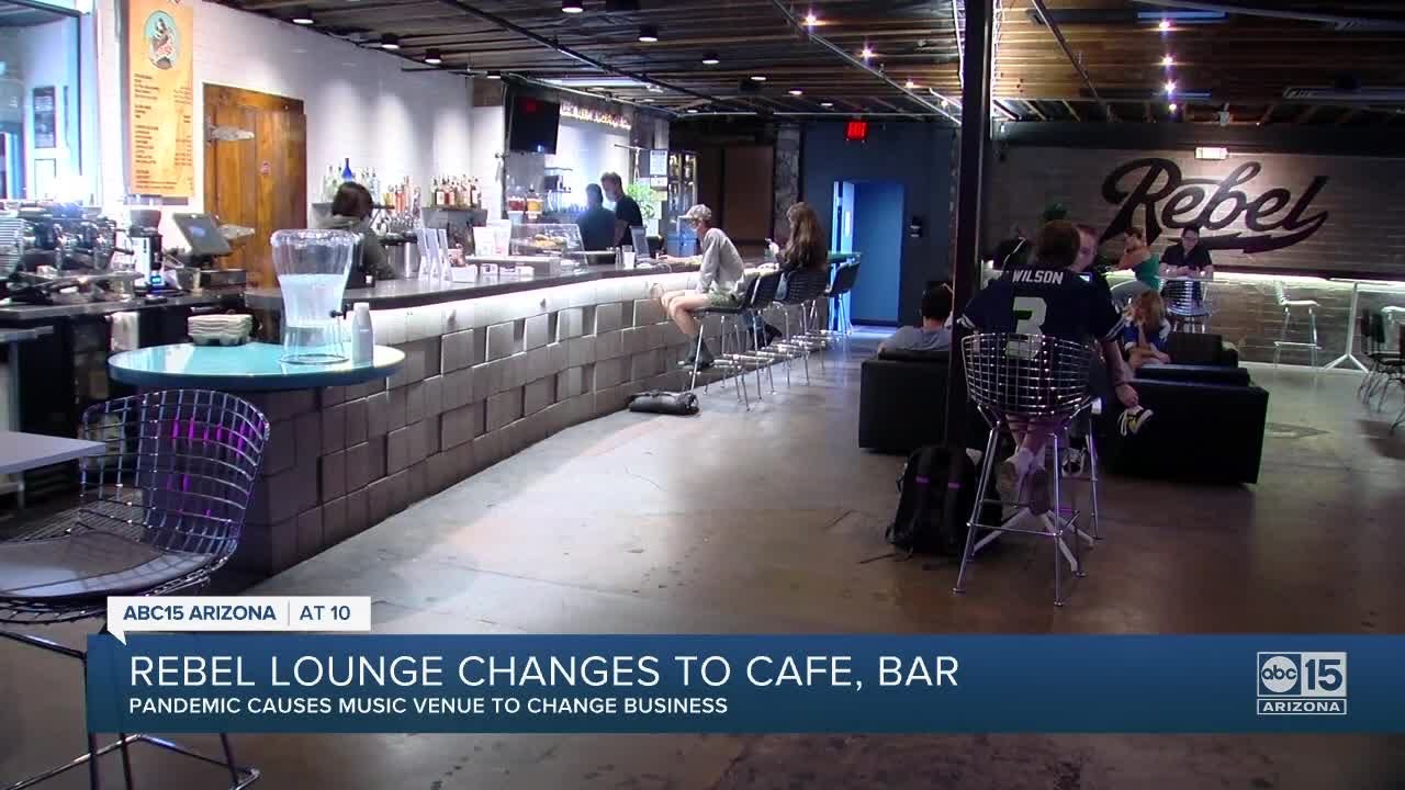 The Rebel Lounge opens as coffee bar as pandemic hits live music