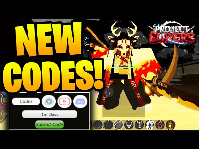 NEW* ALL WORKING CODES FOR PROJECT SLAYERS SEPTEMBER 2022! ROBLOX