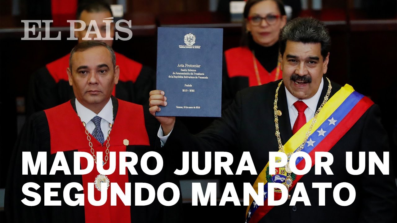 MADURO jura un segundo mandato como presidente de VENEZUELA - YouTube