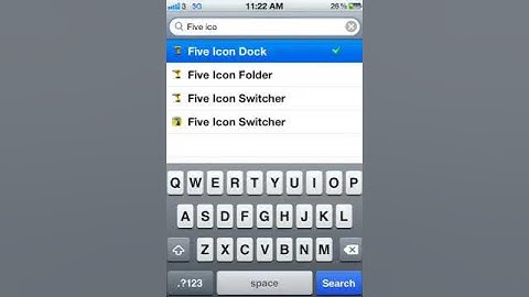 How to get 5 icon dock on iPhone iPod touch 3G 3GS 4G 4S