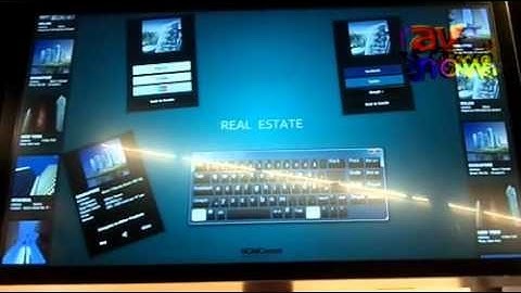 ISE 2012: NomComm Exhibits Multi-Touch Display for Point of Sale