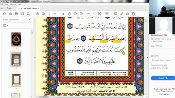 تصحيح تلاوة سورة الفاتحة last  two verses