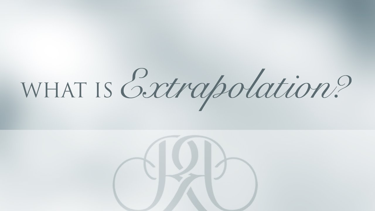 What is extrapolation? - YouTube