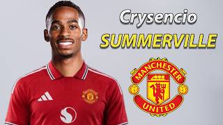 Crysencio Summerville ● Manchester United Transfer Target 2026 🔴🇳🇱 Best Skills, Goals & Speed