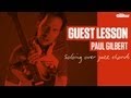 Paul Gilbert Guest Lesson - Soloing over jazz chords (TG236)