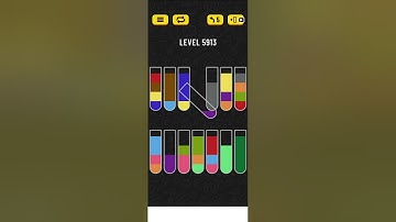 water sort puzzle level 5913