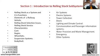 Chapter 2 Section 1 A Introduction To Railway Rolling Stock
