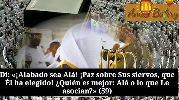 coran:surah Al-Naml en español تلاوة ساحرة(أإله مع الله) سورة النمل- ياسر الدوسري مترجم للإسبانية