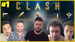 5 Youtuber Clash'e Katıldık | Efsane TryHard 2 Maç Birden @ValiantYT @Adro @Zegabon @arrer5078