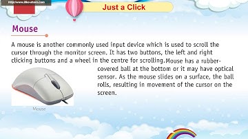 Input And Output Devices Class 4 Chapter 1