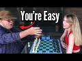 Chess player thought id be easyso i gave him a lesson