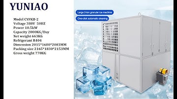 2 Tons Commercial Ice Maker Machine Commercial Cube Maker