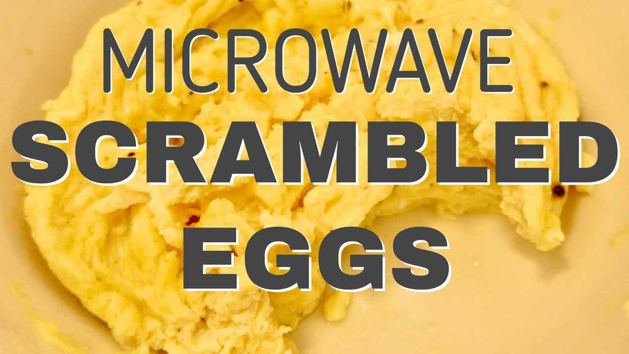 Fluffy Microwave Scrambled Eggs Recipe