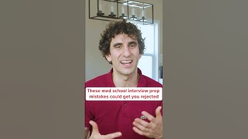 Top reasons med schools reject qualified applicants: preparing for interviews the wrong way