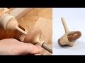 Making a spinning top on the lathe