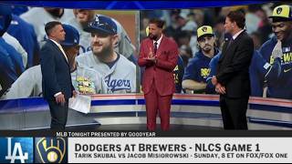 MLB Network | Jake Peavy COMPARES Dodgers & Brewers POSTSEASON rotations & bullpens in NLCS matchup