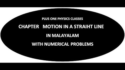 Motion In a Straight line TOPIC:2a: Average speed or average velocity