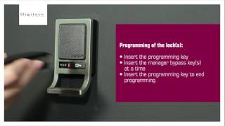 How to program a Digilock 4G RFID lock