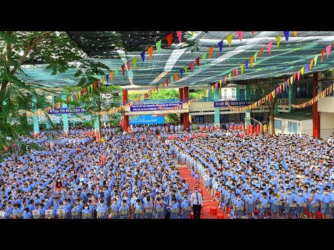 Video Học Sinh hát Quốc Ca Lễ Khai Giảng Trường Tiểu Học Ngô... - youtube