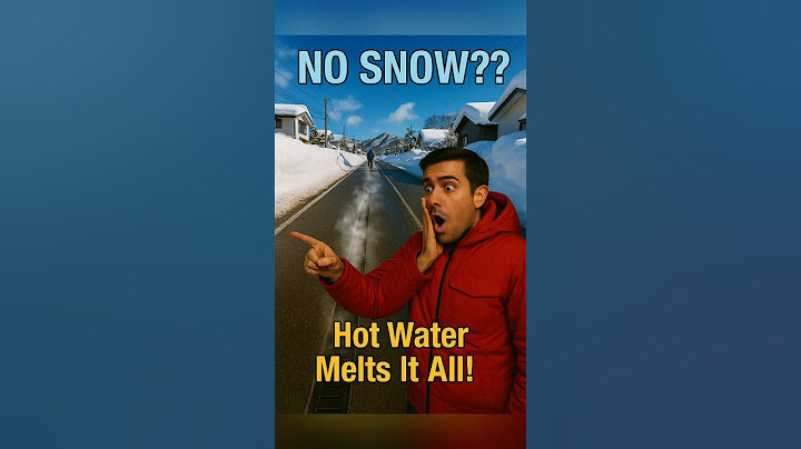 These Roads Stay Warm in Winter — Without Salt or Plows: #road #snow #viralvideo