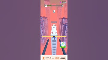 Roof Rails - Gameplay - level 61 (Android, ios)#shorts