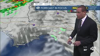 First Alert: Late-week severe thunderstorm forecast