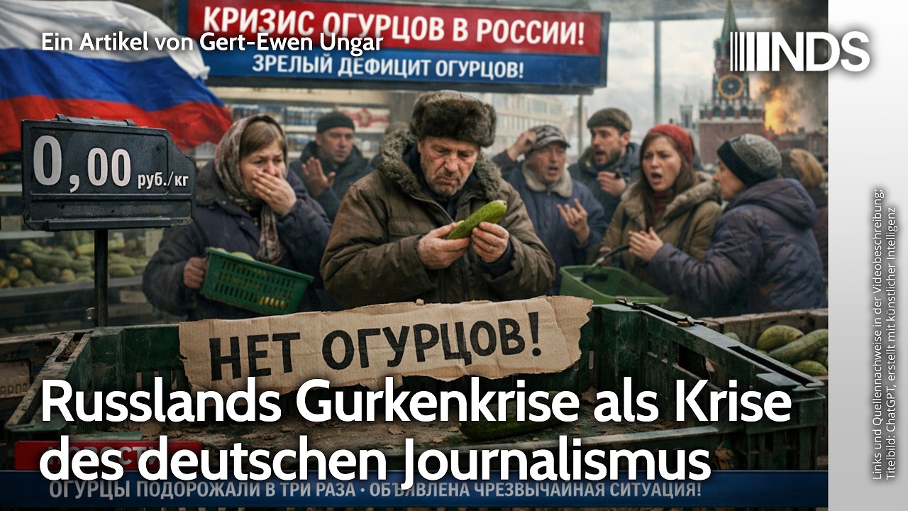 Russlands Gurkenkrise als Krise des deutschen Journalismus | Gert-Ewen Ungar | NDS-Podcast