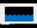 Sea surface animation using random number and sine waveform in MATLAB