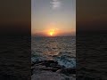 Sunset from Palm Jumeirah West Crescent