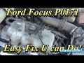 Ford Focus P0171 Easy Fix YOU can Do