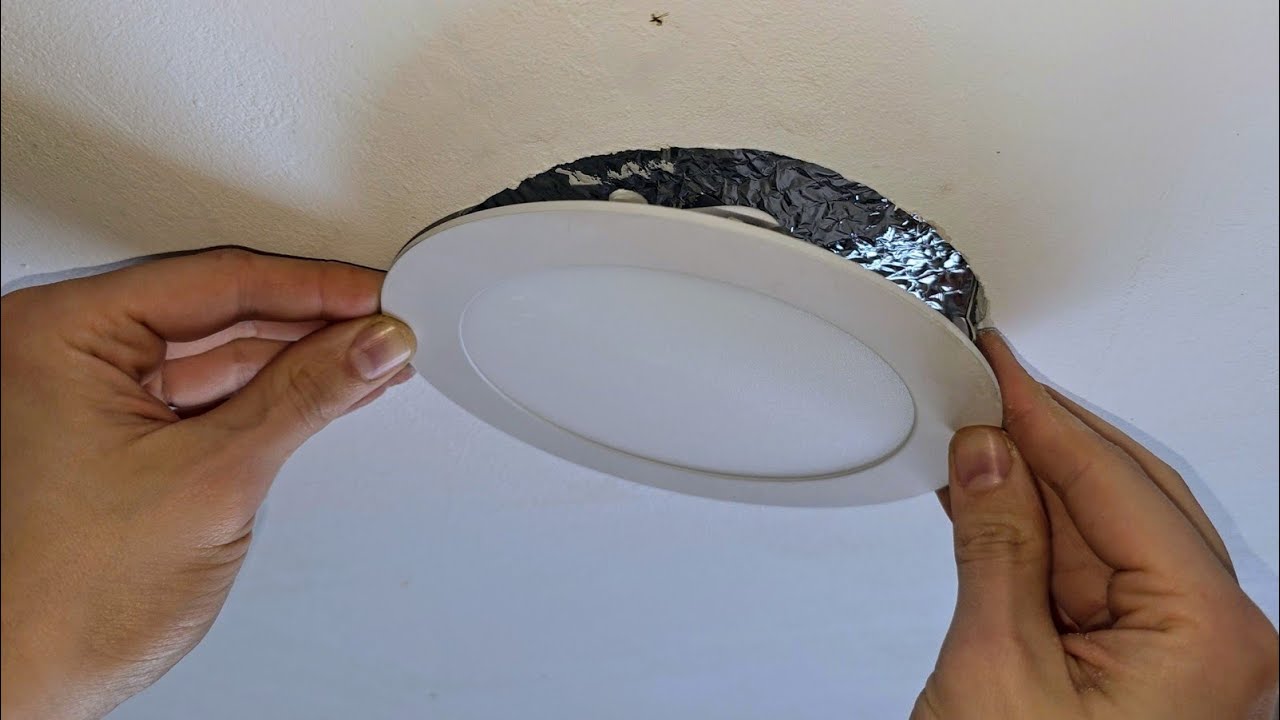 How to Remove & Replace a Recessed LED Ceiling Light / Downlight - YouTube