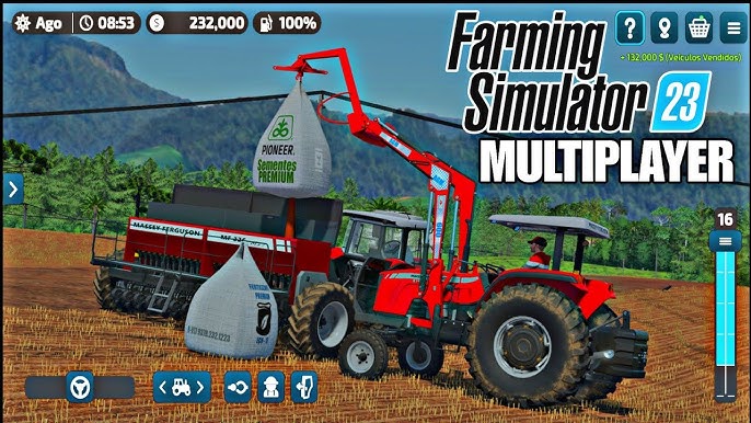 FARMING SIMULATOR 23 PARA CELULAR - MULTIPLAYER E MUITO MAIS! 