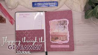 2027 Giveaway Reading Journal Flipthrough
