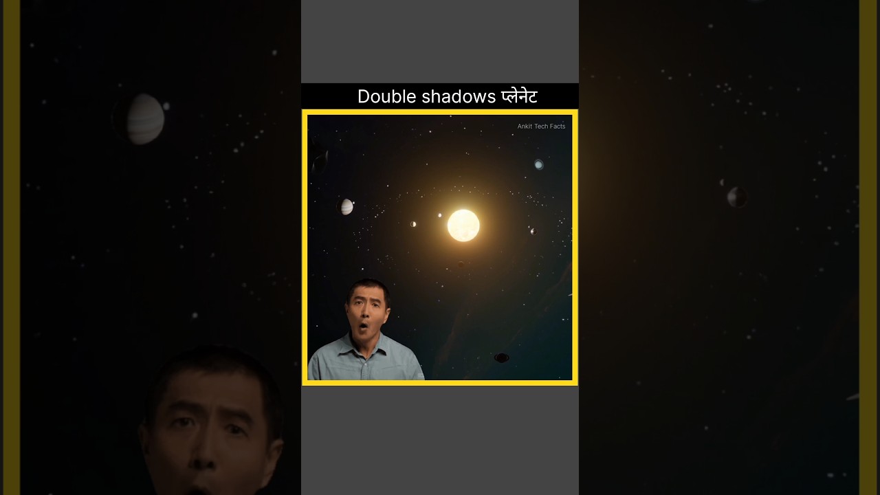 Double Shadows प्लेनेट | mind blowing Facts | Ankit Tech Facts | #shorts #fact #viral 😱🤯😱 |