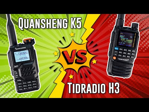 Quansheng K5 vs Tidradio H3 ⚡ Die top FM Handfunkgeräte im Vergleich