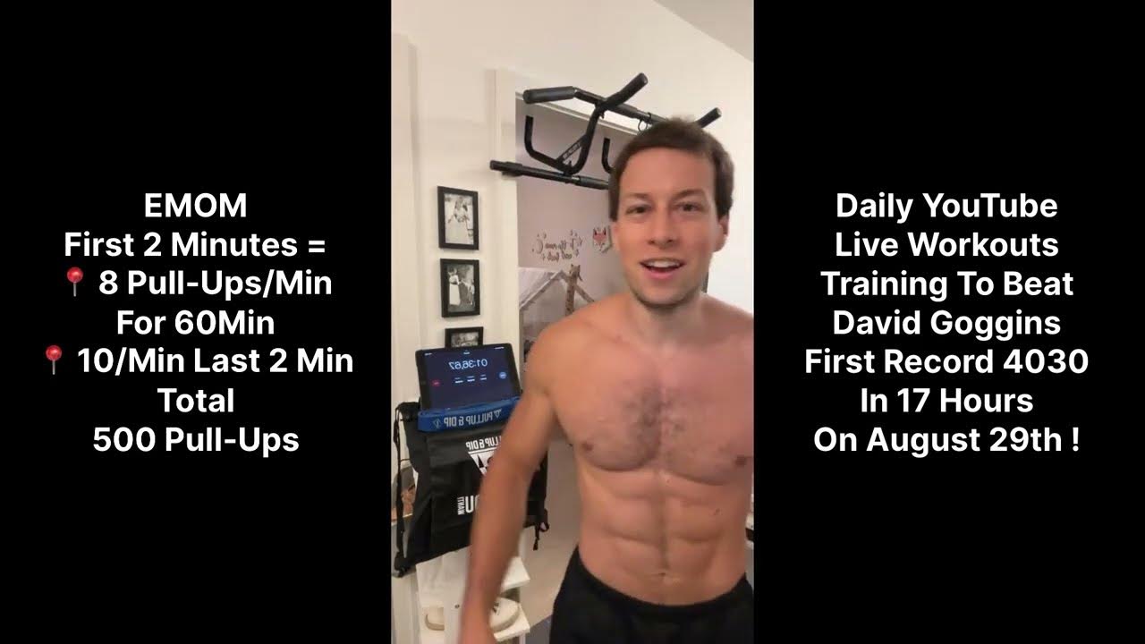 Training to beat David Goggins First Pull-Up Record : Episode 1 ! How to increase Max Pull-Up ! Training to beat David Goggins First Pull-Up Record : Episode 1 ! How to increase Max Pull-Up !