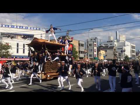 【岸和田だんじり祭】20170903 試験曳き らんかん橋 No.7 (Japanease Danjiri in Kishiwada Osaka test run 2017/09/03)