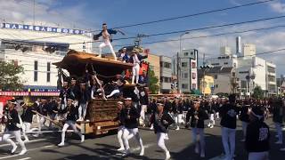 【岸和田だんじり祭】20170903 試験曳き らんかん橋 No.7 (Japanease Danjiri in Kishiwada Osaka test run 2017/09/03)